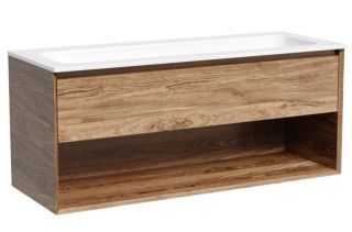 Подвесная тумба под раковину Sancos Marmi 1.0 MR1.0120ECH 119см дуб чарльстон